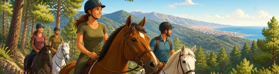 Explora el Parque Natural de Málaga a lomos de un caballo
