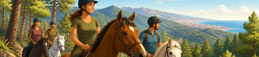 Explora el Parque Natural de Málaga a lomos de un caballo