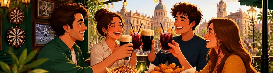 Disfruta de una experiencia de terraza con bebidas y picoteo en Saint Martin's, Valencia