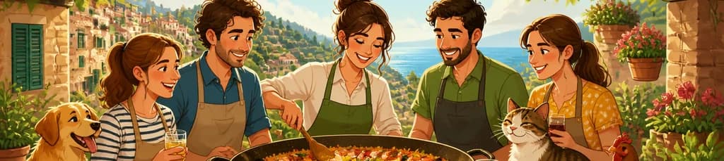 Clase de Cocina de Paella en Banyalbufar: Saborea la Tradición Mallorquina