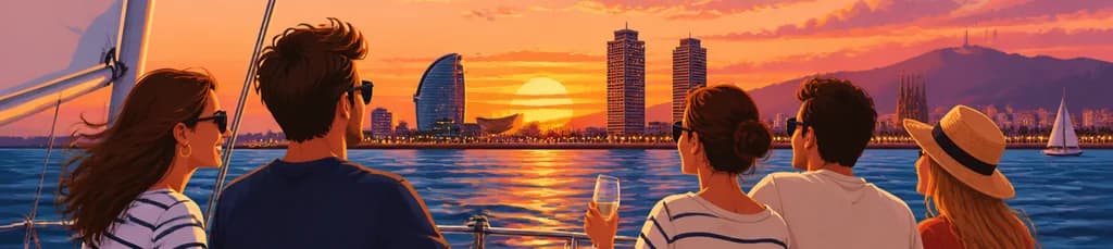 Tour Privado de Vela y Relax desde Barcelona