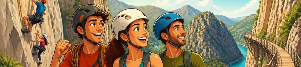 Aventura de Escalada en El Chorro y Caminito del Rey para Todos los Niveles