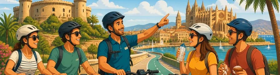 Recorrido guiado de tres horas en bicicleta eléctrica por Palma