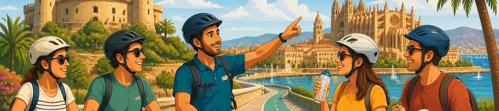 Recorrido guiado de tres horas en bicicleta eléctrica por Palma