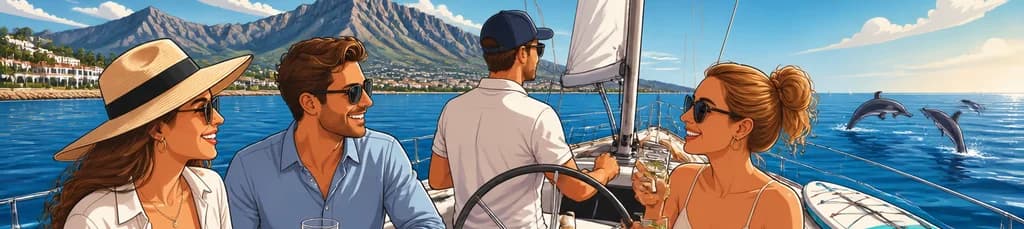 Travesía en velero privado Dufour 412 por Marbella: una experiencia de dos horas