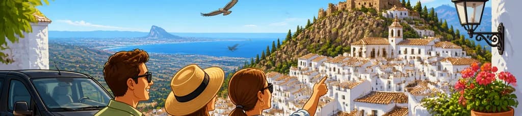 Excursión privada a Casares con recogida en hotel o puerto de la Costa del Sol