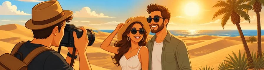 Sesión fotográfica privada y personalizada en Maspalomas