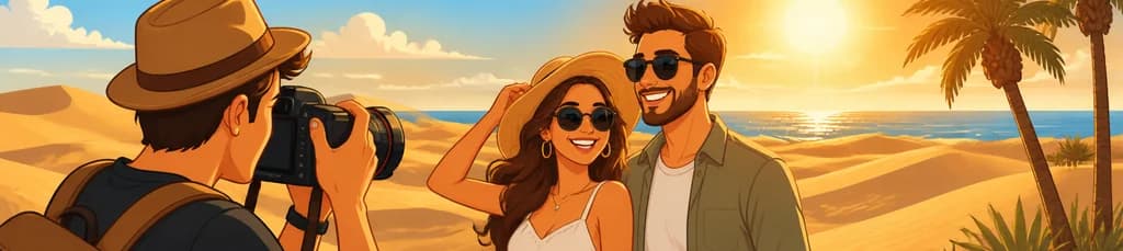 Sesión fotográfica privada y personalizada en Maspalomas