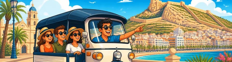 Recorrido turístico por Alicante en Tuk Tuk
