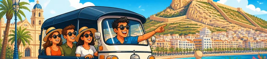 Recorrido turístico por Alicante en Tuk Tuk