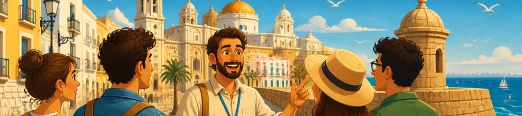 Explora la cautivadora historia del casco antiguo de Cádiz con un exclusivo recorrido a pie privado