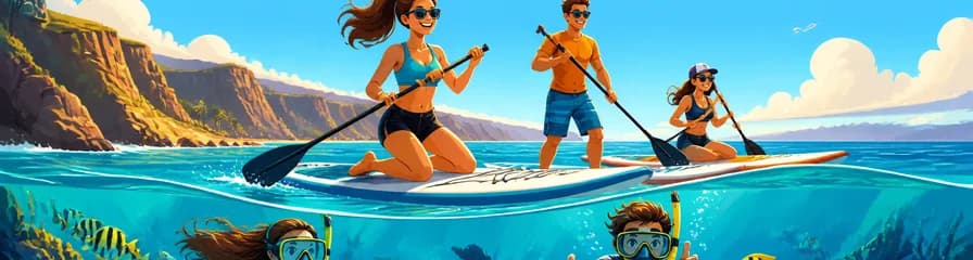 Aventura de Stand Up Paddle y Snorkel en Gran Canaria con Transporte desde la Zona Sur