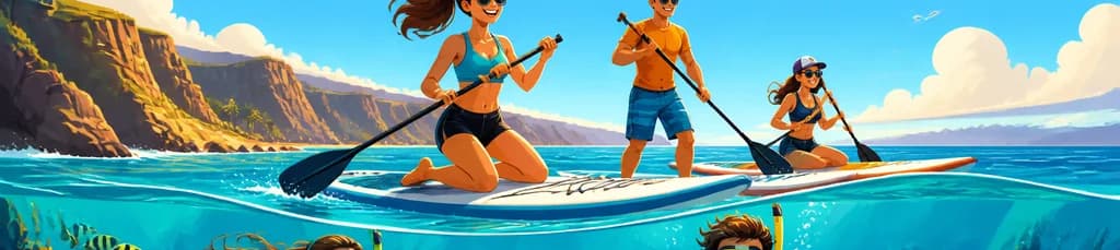 Aventura de Stand Up Paddle y Snorkel en Gran Canaria con Transporte desde la Zona Sur