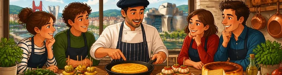 Curso de elaboración de cocina vasca clásica en Bilbao