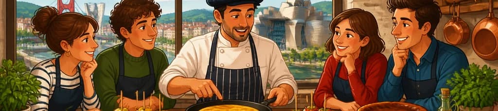 Curso de elaboración de cocina vasca clásica en Bilbao