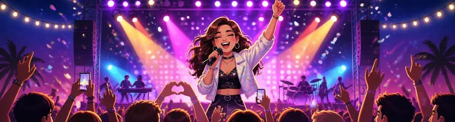Concierto de Melody en La Mina, Conil de la Frontera, en 2026