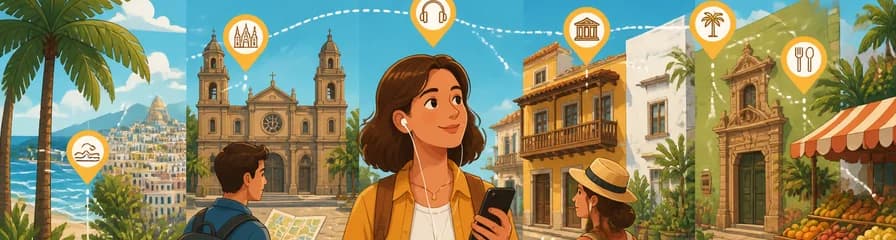 Exploración autoguiada de Las Palmas: un paseo con audioguía de 75 minutos y 18 paradas