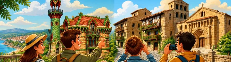 Excursión de día completo a Comillas, Santillana del Mar y El Capricho de Gaudí desde Santander