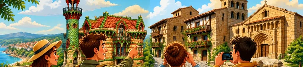 Excursión de día completo a Comillas, Santillana del Mar y El Capricho de Gaudí desde Santander