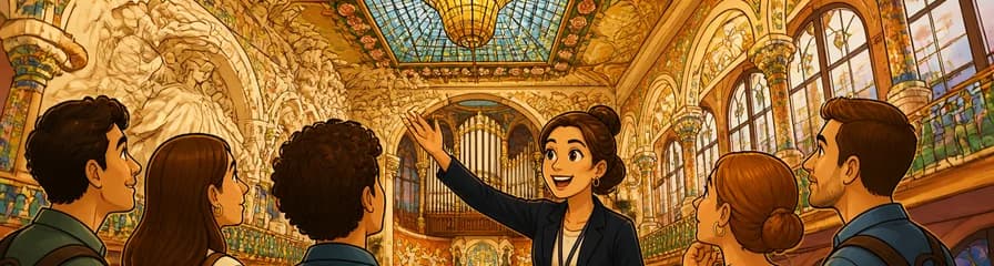 Recorrido guiado por el Palau de la Música Catalana
