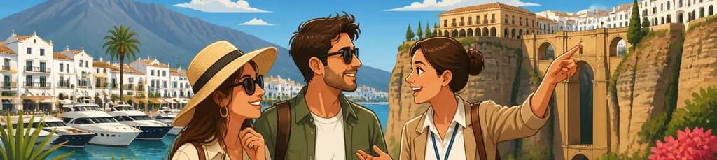 Descubre Ronda y Marbella: Un día completo de tour privado desde Málaga