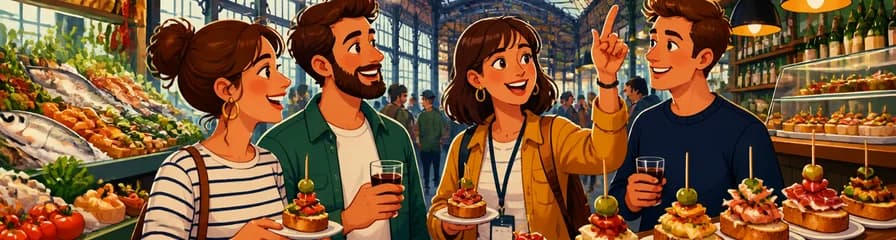 Tour Exclusivo CERTAL: Descubre la Gastronomía de Bilbao en el Mercado de la Ribera y sus Gastrobares (3 horas)