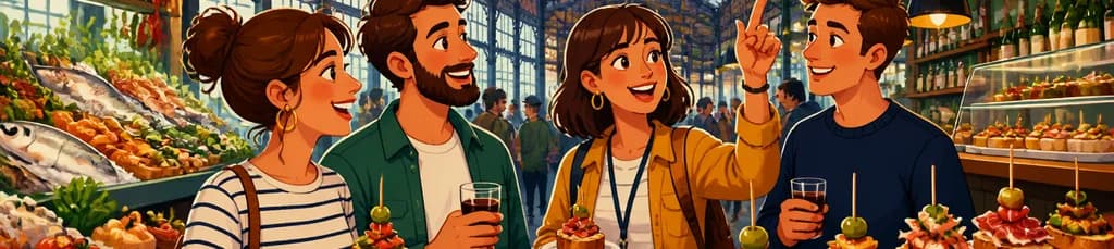 Tour Exclusivo CERTAL: Descubre la Gastronomía de Bilbao en el Mercado de la Ribera y sus Gastrobares (3 horas)