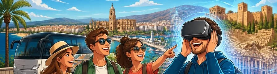 Descubre Málaga desde la Costa del Sol con un Recorrido Panorámico en Bus y Realidad Virtual