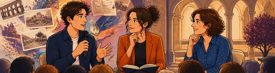 Conversación sobre "Un Pasado Arrollador" con Nelio Biedermann y Antonia Blau en el Hay Festival Segovia 2026