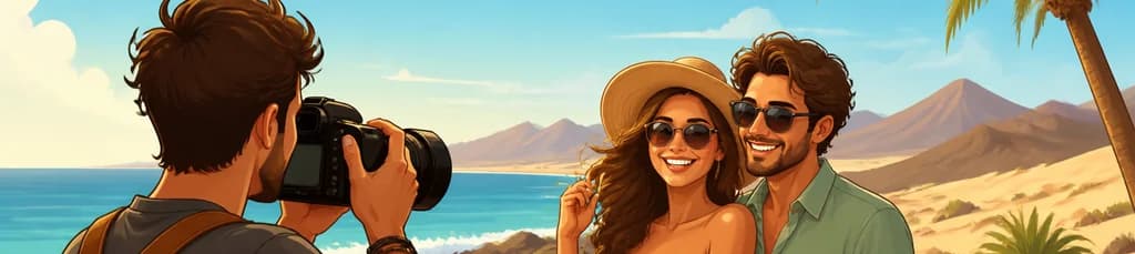 Sesión fotográfica profesional y exclusiva en Fuerteventura
