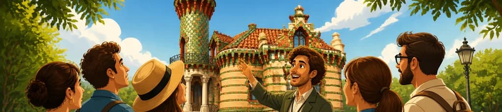 Recorrido guiado por El Capricho de Gaudí con entrada incluida