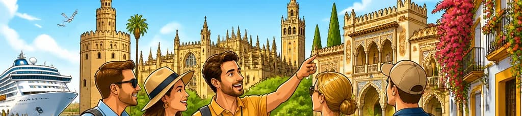 Tour premium a Sevilla desde Cádiz diseñado para viajeros de crucero