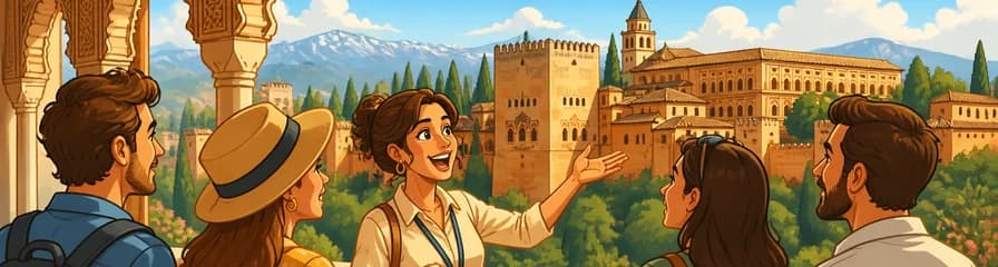 Tour privado de día completo a la Alhambra con guía desde la Costa del Sol