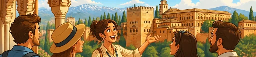 Tour privado de día completo a la Alhambra con guía desde la Costa del Sol