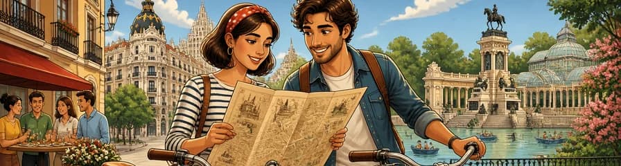 Descubre Madrid a tu aire: Alquiler de Bicicletas Clásicas con Mapa Histórico