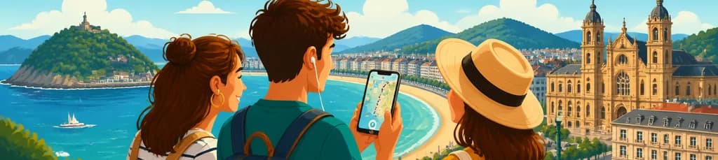 Descubre San Sebastián con un tour privado guiado desde tu dispositivo móvil
