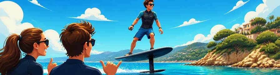 Arriendo de tabla de surf eléctrica con hidroala en Mallorca durante dos horas
