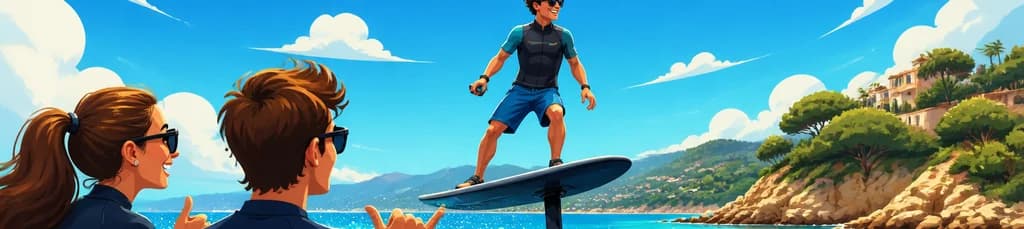 Arriendo de tabla de surf eléctrica con hidroala en Mallorca durante dos horas
