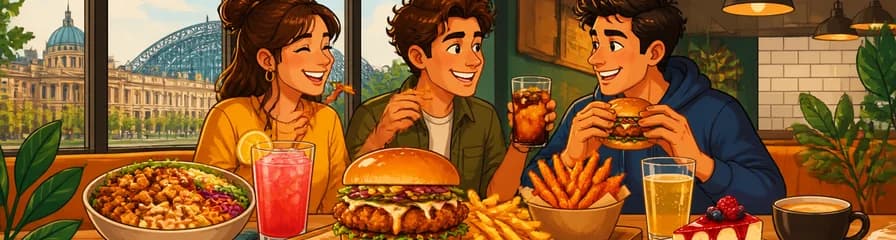 Disfruta del Menú Roost Chicken en Atocha: Hamburguesa, Patatas, Bebida y Postre o Café