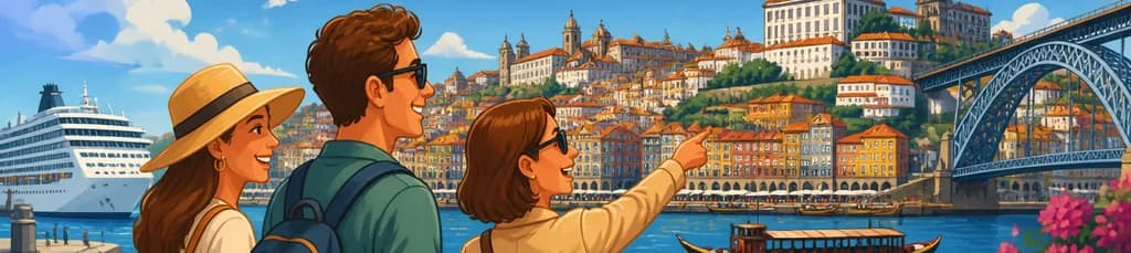 Excursión privada a Oporto con salida desde su hotel o la terminal de cruceros de Vigo