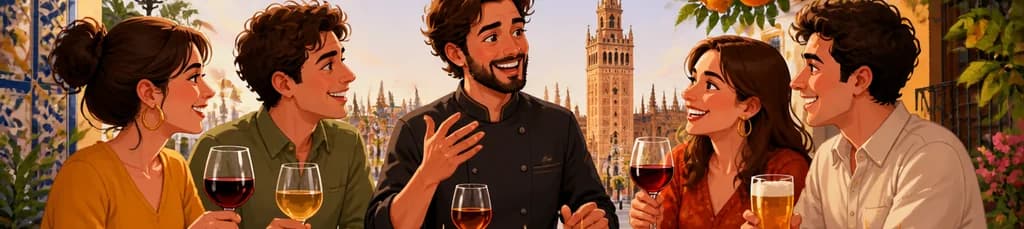 Exclusivo tour gastronómico de vinos y tapas en Sevilla