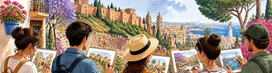 Descubre Málaga a través del dibujo: un recorrido artístico sin necesidad de experiencia previa