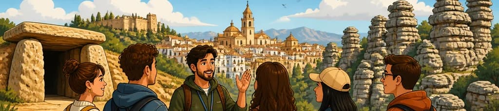 Excursión con recogida y grupo íntimo a Antequera y El Torcal