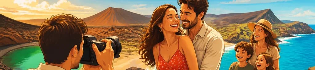 Captura tus momentos inolvidables en Lanzarote con un fotógrafo local en una sesión privada