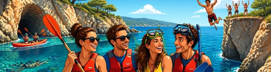 Excursión por la Costa Brava: Kayak, Snorkel y Saltos de Acantilado con salida desde Barcelona