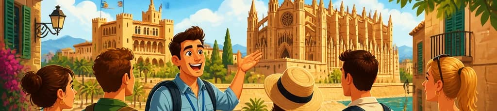 Tour guiado sin colas: Descubre el casco antiguo de Palma de Mallorca y su catedral a pie