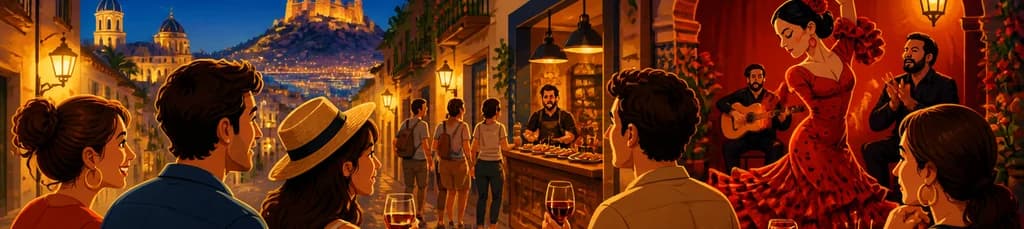 Velada Flamenca y Gastronómica en Alicante con Espectáculo en Vivo
