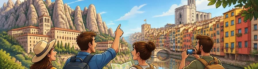 Descubre Montserrat y Girona en una excursión desde Barcelona