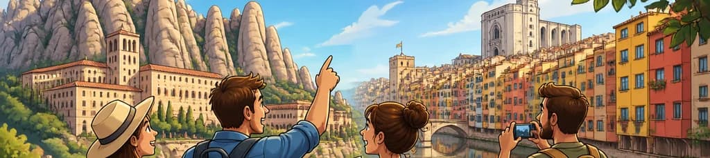 Descubre Montserrat y Girona en una excursión desde Barcelona