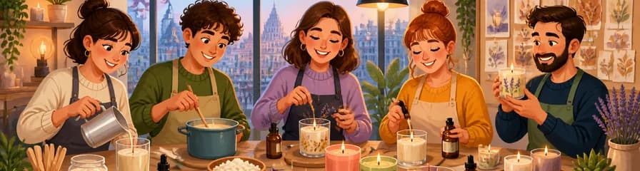 Curso de Creación de Velas Artesanales